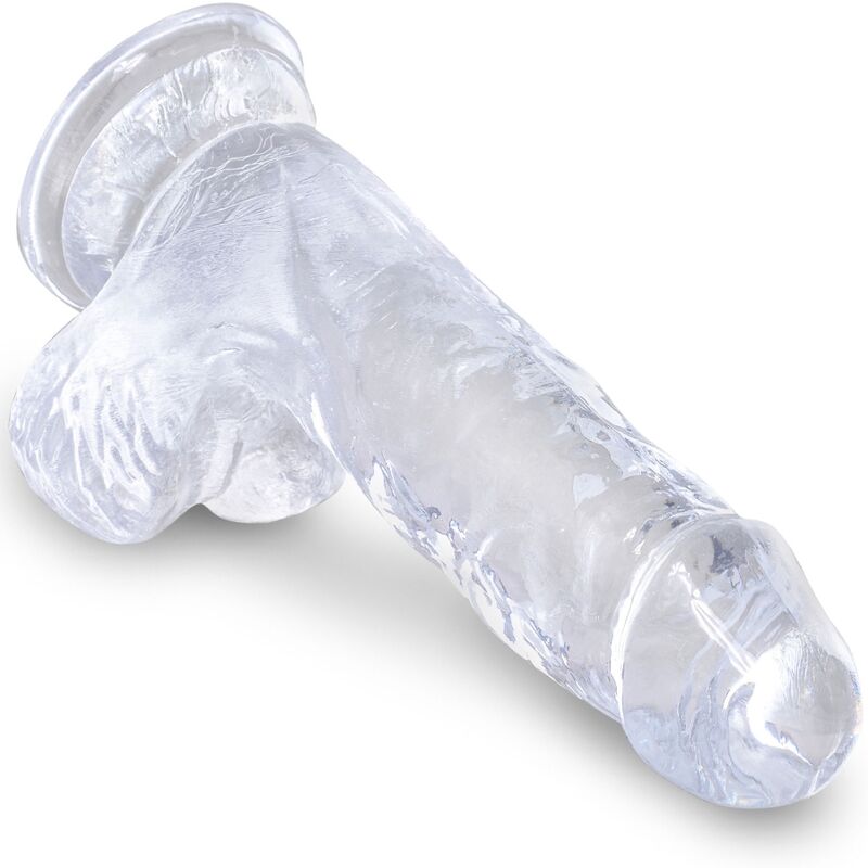 Gode réaliste transparent 10,1 cm – King Cock