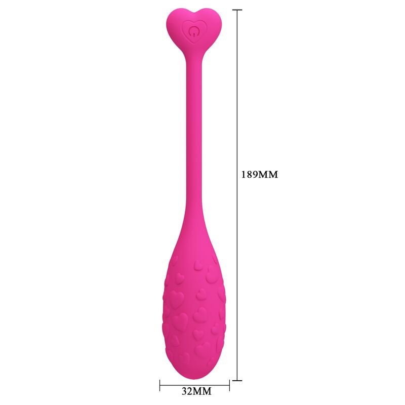 Œuf vibrant rose Fisher app-controlled discret – Pretty Love