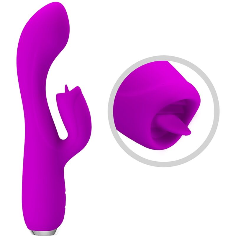 Gloria vibromasseur lapin rechargeable violet 12+3 modes – Pretty Love