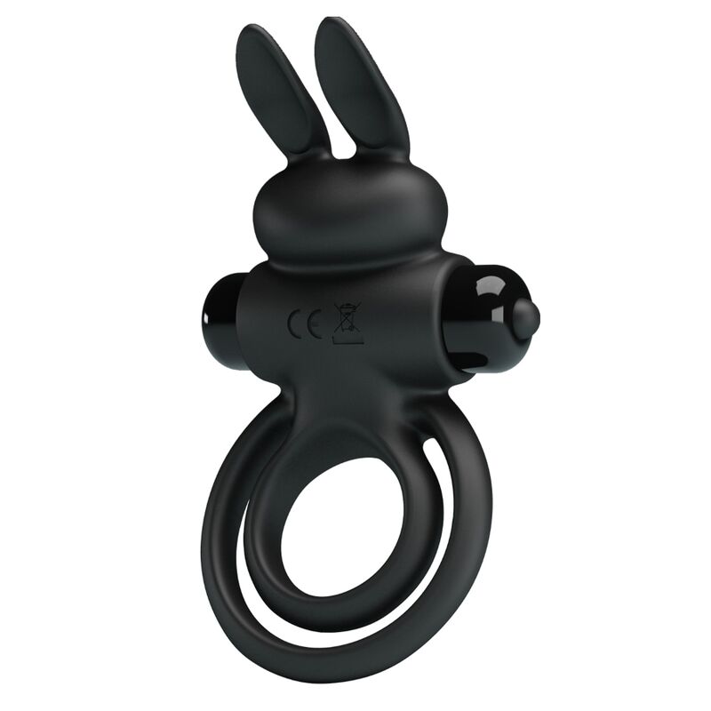 Cockring rabbit Vibrator III noir clitoris – Pretty Love