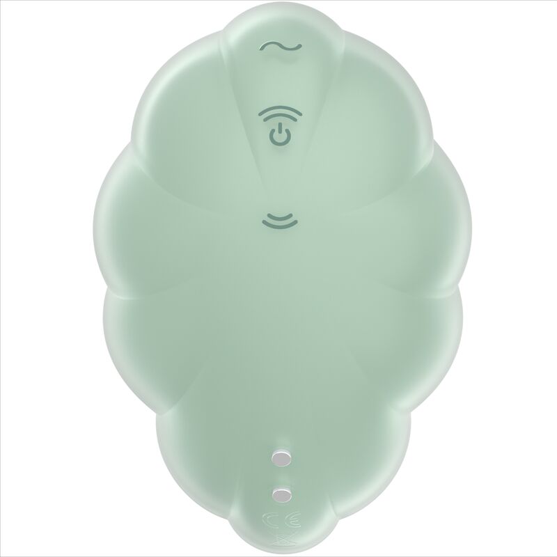 Vibromasseur Air Pulse romantique Cloud Dancer vert – Satisfyer