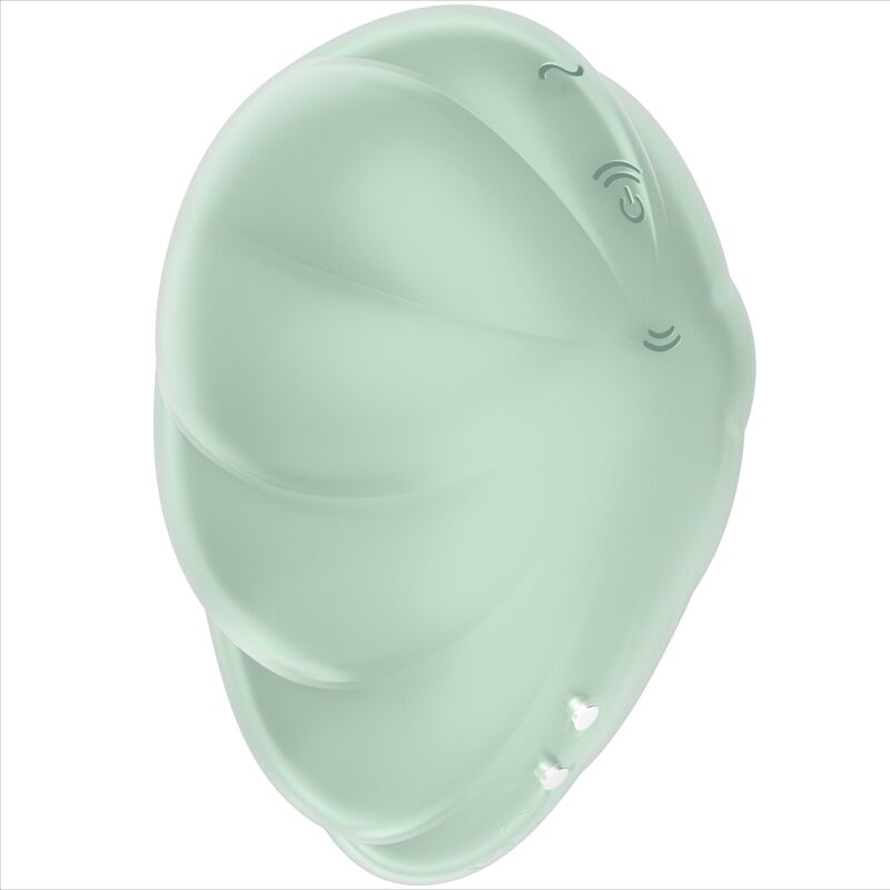 Vibromasseur Air Pulse romantique Cloud Dancer vert – Satisfyer