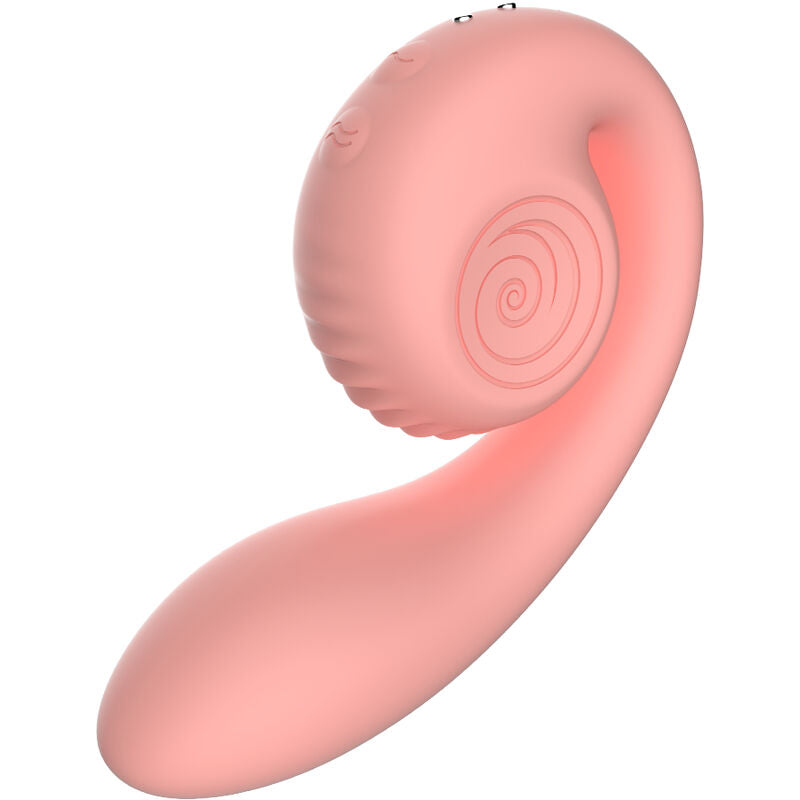 Vibromasseur rabbit double Gizi rose – Snail Vibe