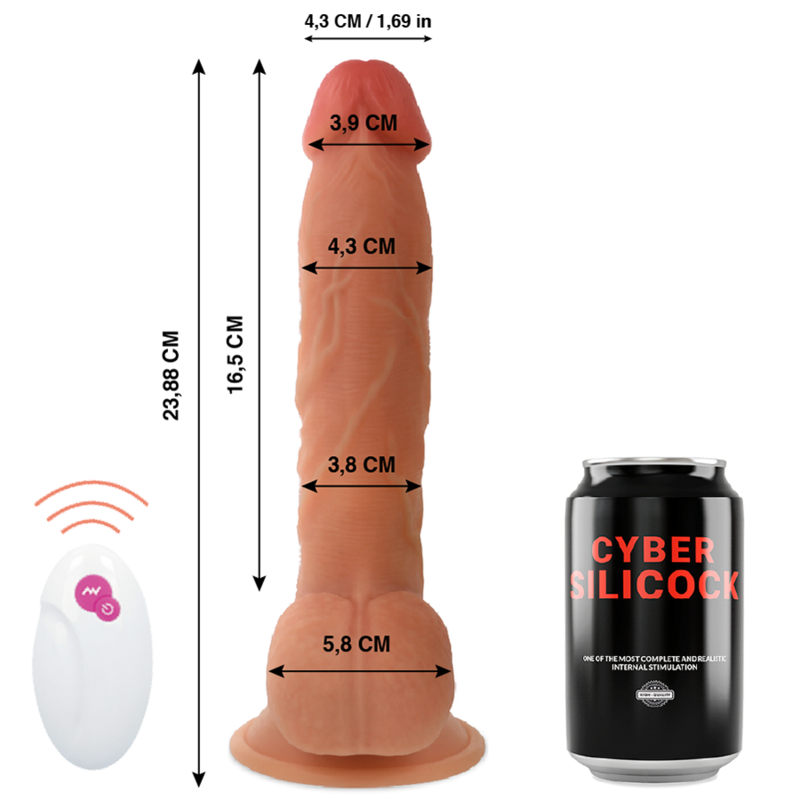 Télégondole Réaliste Mr John 23,9 cm – Cyber Silicock
