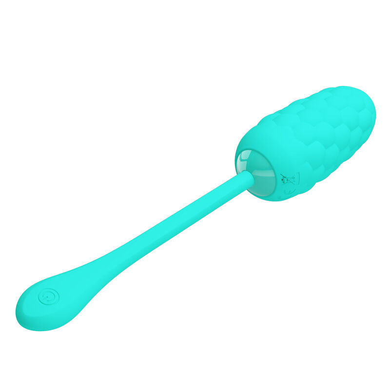 Œuf vibrant texture marine Aqua Green rechargeable – Pretty Love