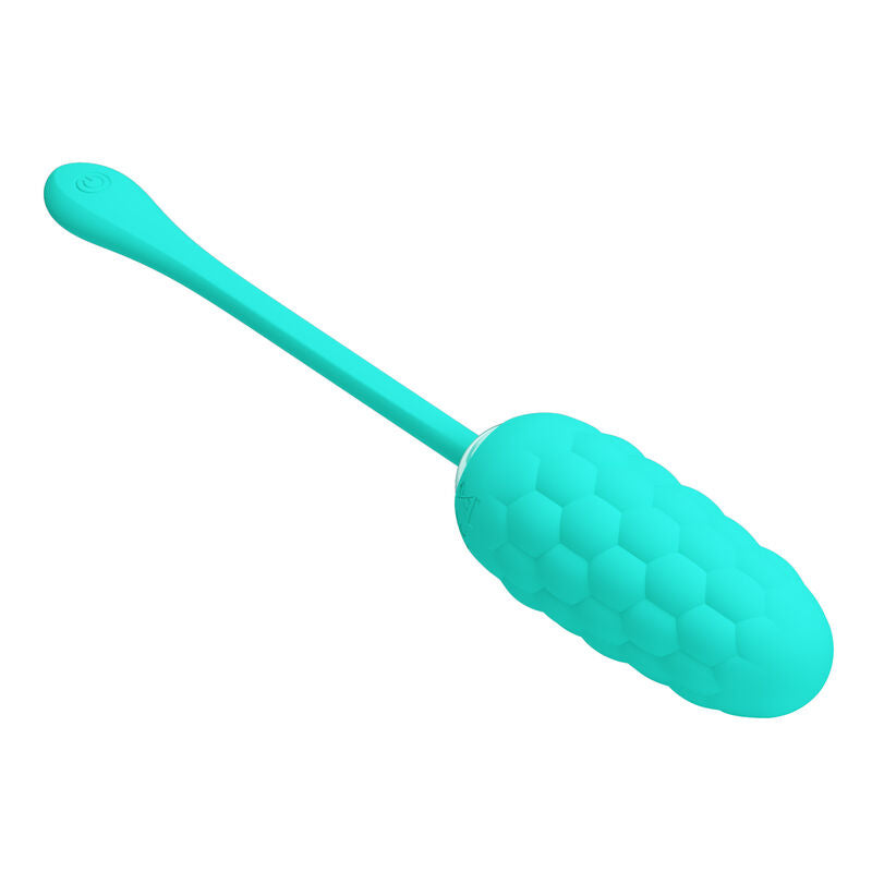 Œuf vibrant texture marine Aqua Green rechargeable – Pretty Love