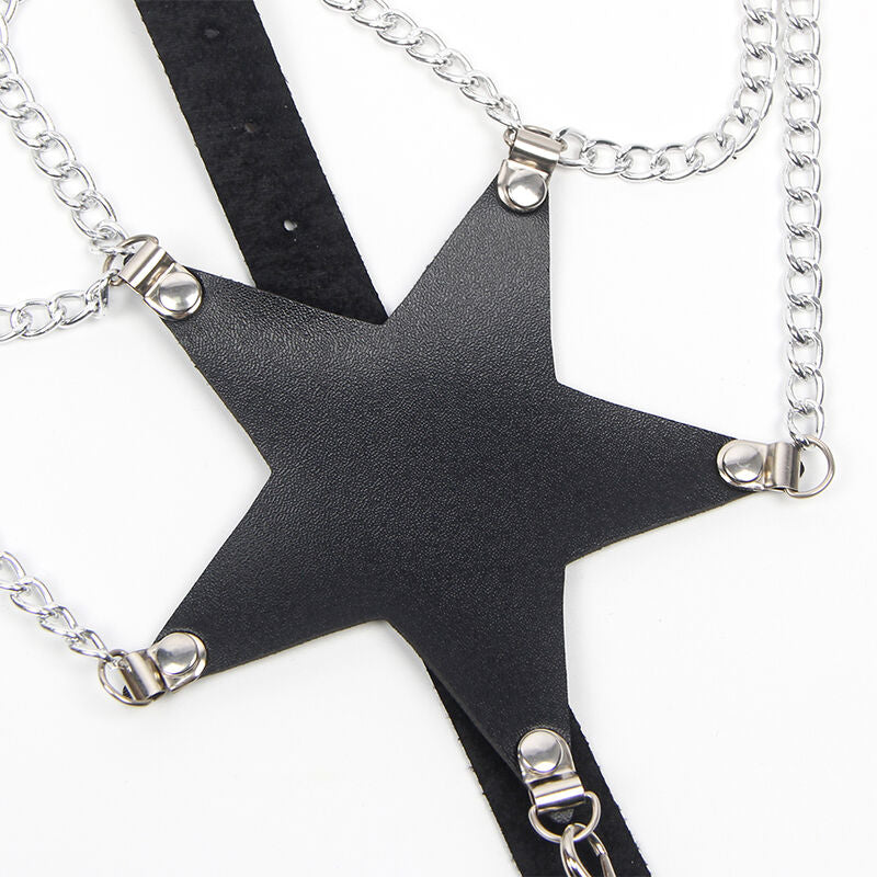 Harnais intégral chaîne détail étoile noir taille unique – Subblime