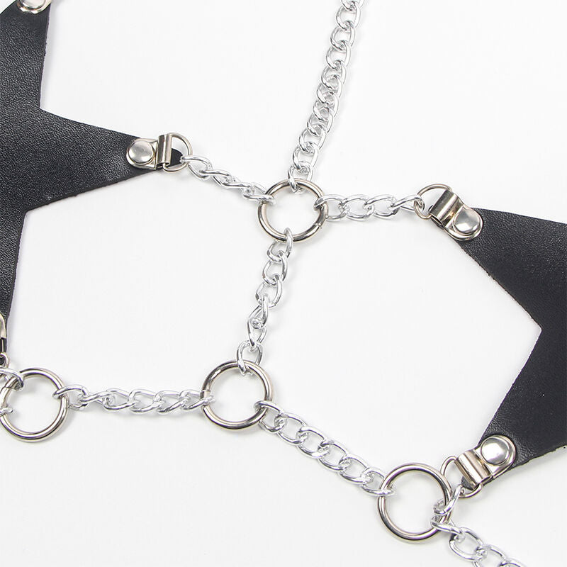 Harnais intégral chaîne détail étoile noir taille unique – Subblime