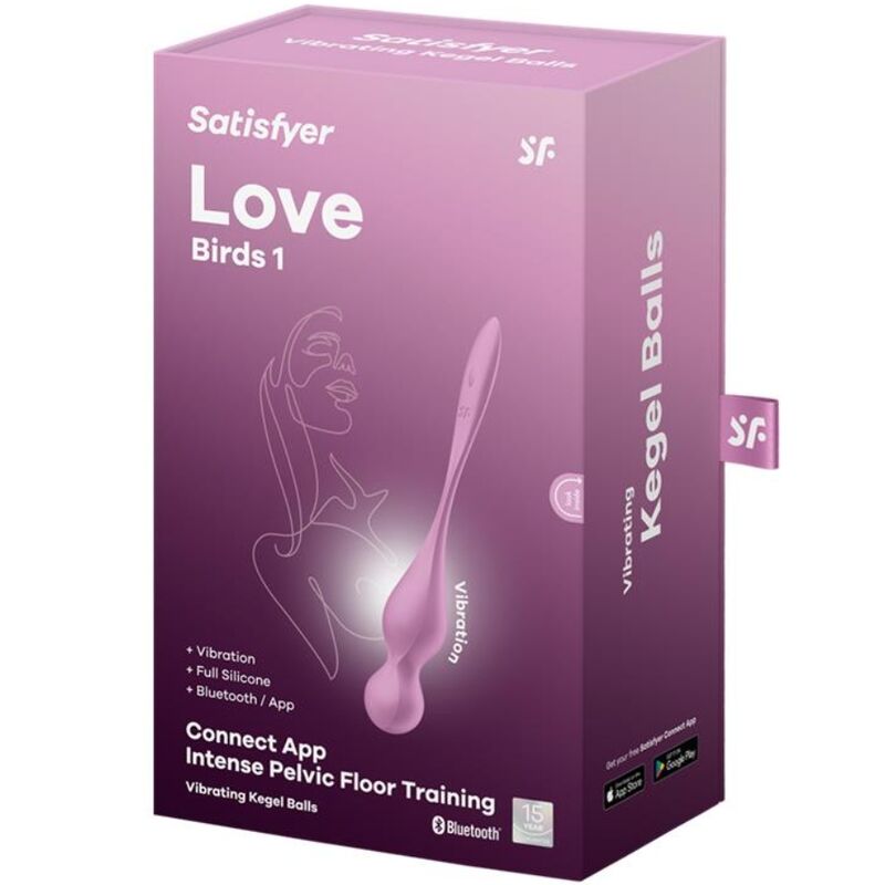 Balles Kegel Love Birds vibrant rose app-connectée – Satisfyer