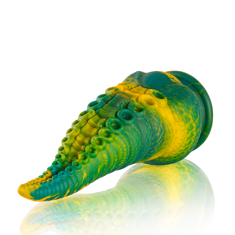 Gode tentacule Cetus vert grande taille 20,5 cm – Epic Cybersilicock