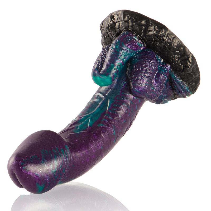 Gode Basilic double plaisir écailles petite taille 18 cm – Epic Cybersilicock