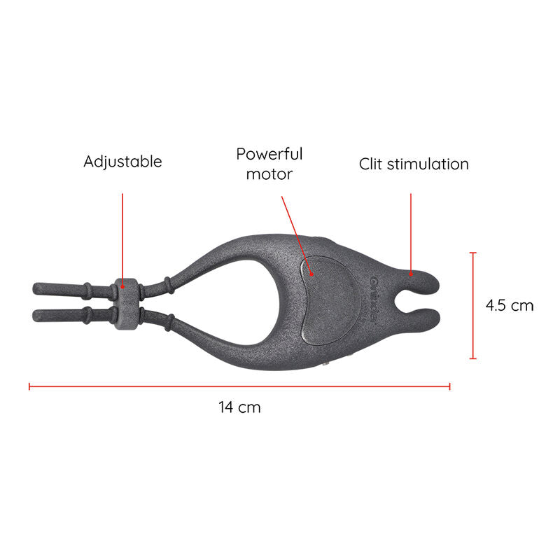 Pampa anneau vibrateur réglable clitoris 10 vitesses app – Oninder