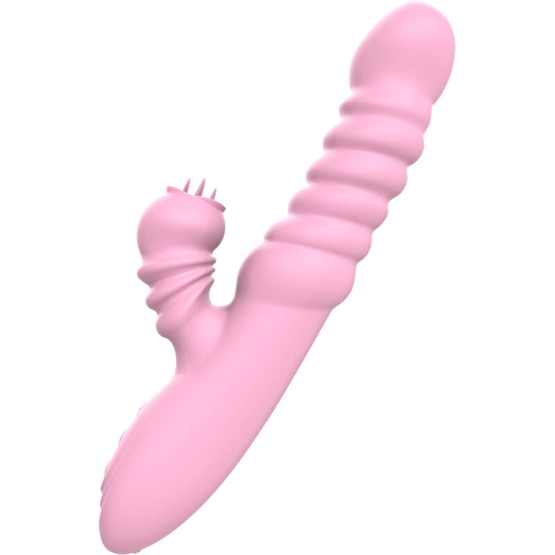 Vibromasseur multifonctions langue chaleur rose fuchsia – Armony