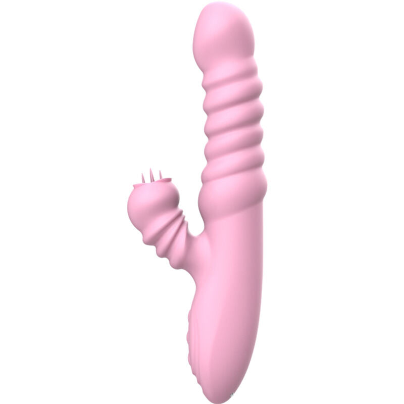 Vibromasseur multifonctions langue chaleur rose fuchsia – Armony
