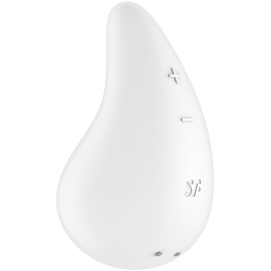 Vibromasseur lay-on Dew Drop blanc – Satisfyer