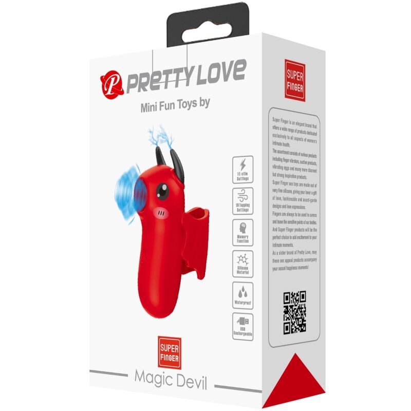 Stimulateur doigt Magic Diable rouge mini – Pretty Love