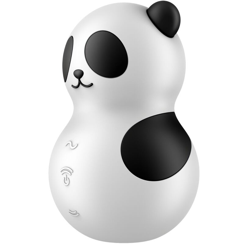 Satisfyer Pocket Panda stimulateur air+vibration compact noir/blanc