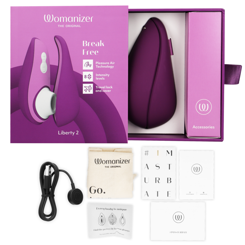 Stimulateur clitoridien Pleasure Air Liberty 2 violet – Womanizer
