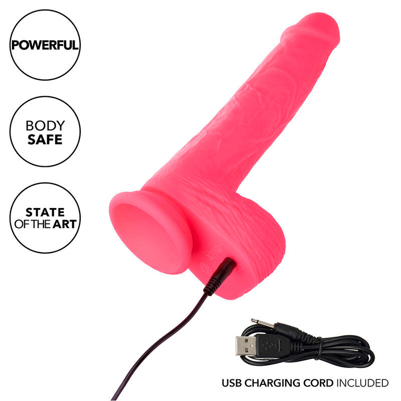 Vibrateur réaliste Studs 10 vibrations – Calexotics rose