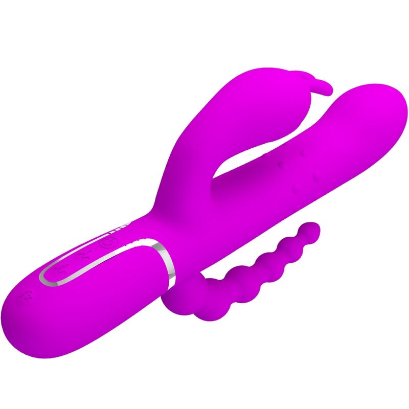 Vibrateur triple Cammy 4-en-1 rose – Pretty Love