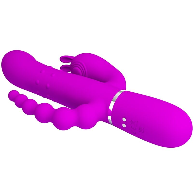 Vibrateur triple Cammy 4-en-1 rose – Pretty Love