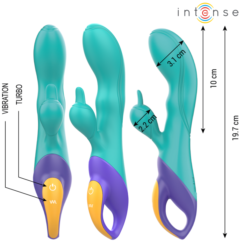 Vibromasseur rabbit Fred bleu Intense – Intense