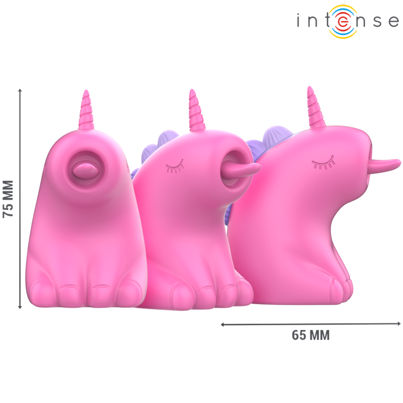 Stimulateur clitoridien licorne Pinkie fuchsia – Intense