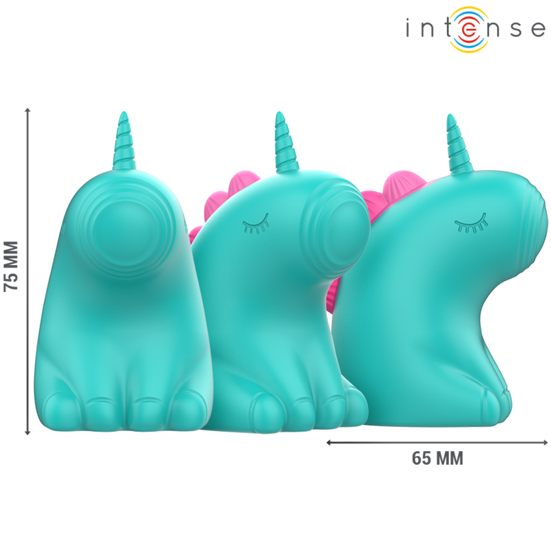 Stimulateur clitoridien licorne Trixie vert – Intense
