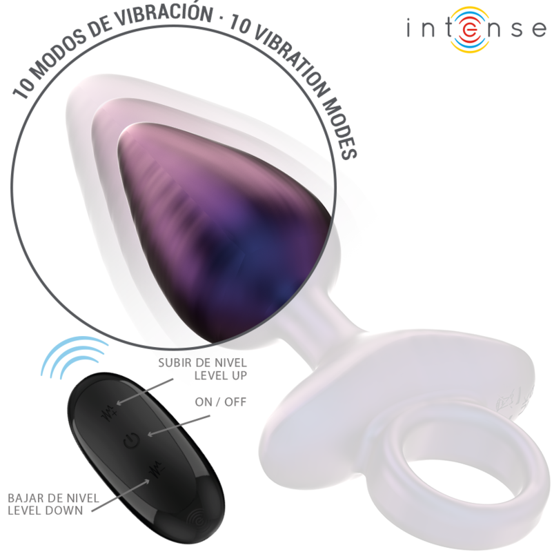 Plug anal vibrant Michael télécommande – Intense