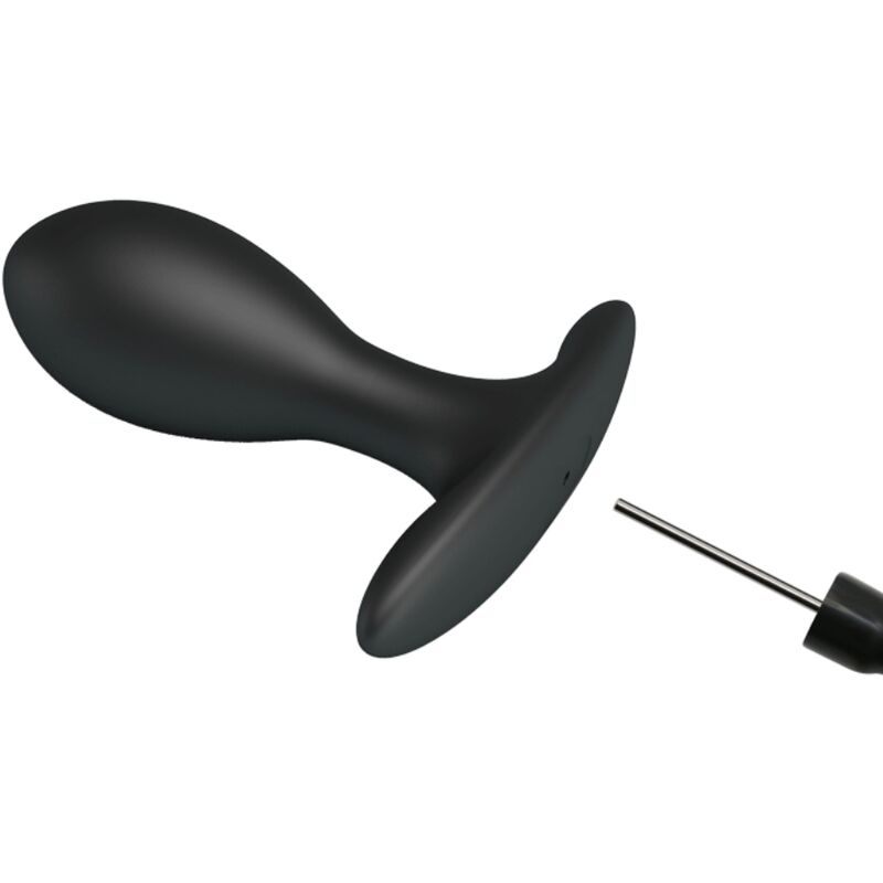 Plug anal gonflable noir sécurisé – Pretty Love