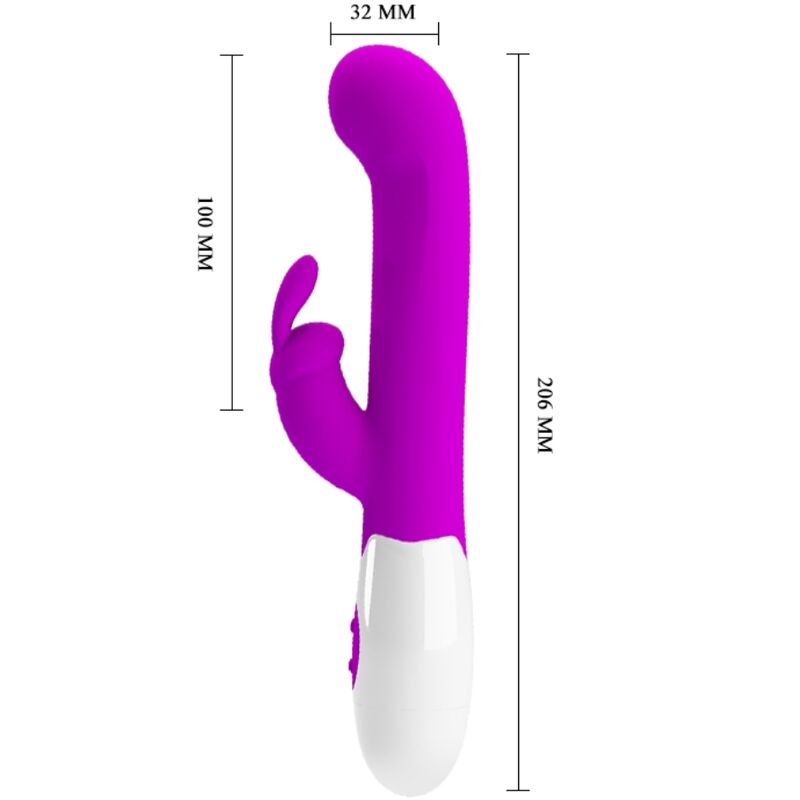 Vibromasseur rabbit Centaure violet 30 modes – Pretty Love