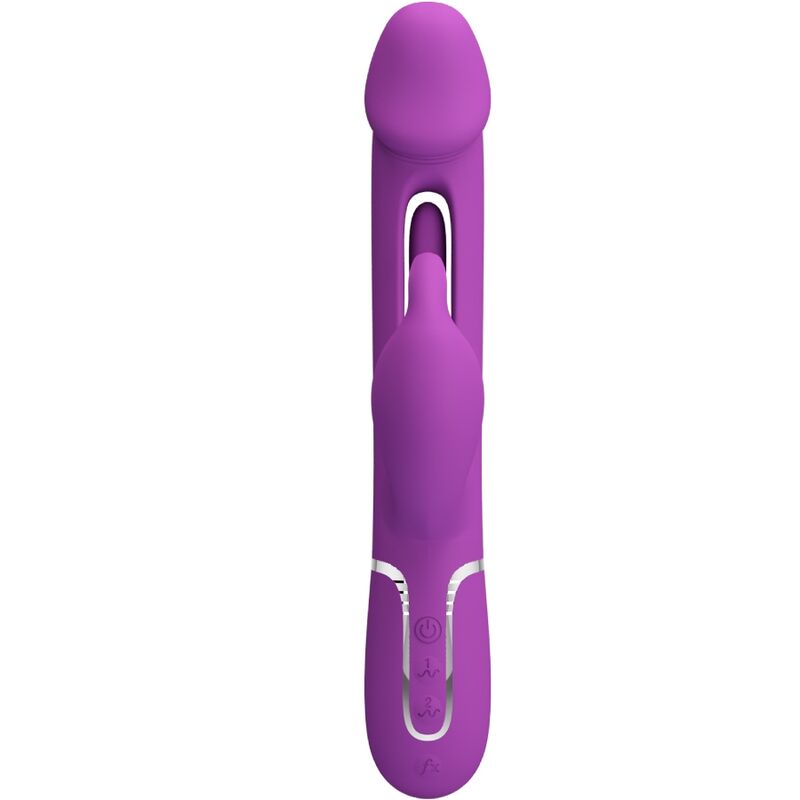 Vibromasseur rabbit 3-en-1 Kampas violet – Pretty Love