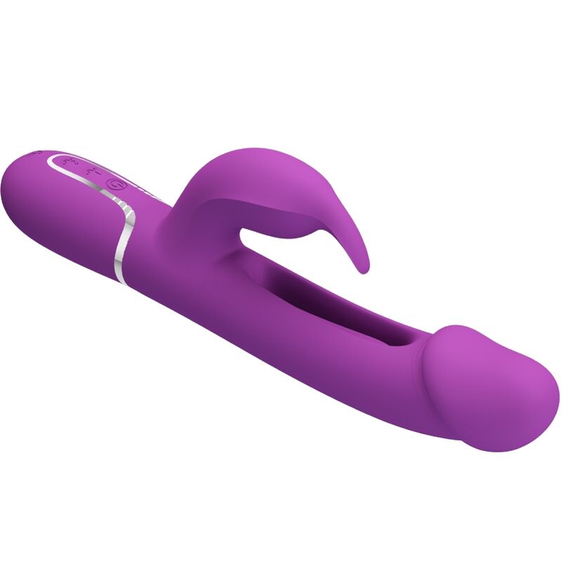 Vibromasseur rabbit 3-en-1 Kampas violet – Pretty Love