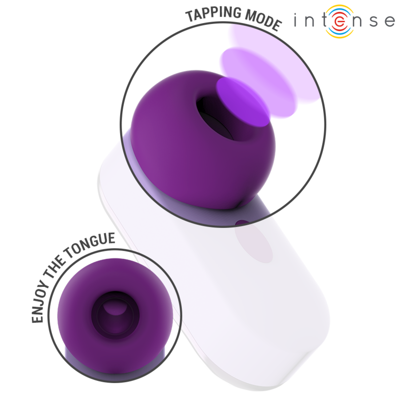 Stimulateur clitoridien Sabrina violet compact – Intense