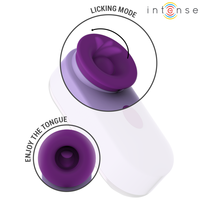 Stimulateur clitoridien Sabrina violet compact – Intense