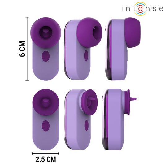 Stimulateur clitoridien Sabrina violet compact – Intense