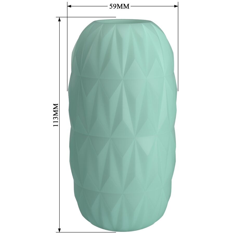 Œuf masturbateur extensible Athena Alice turquoise – Pretty Love