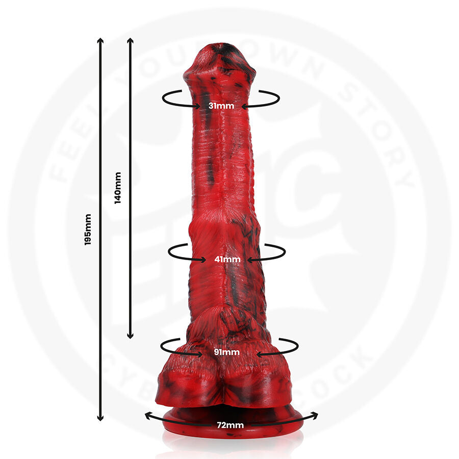 Gode Vulcanus Dragon Nuit ergonomique – EPIC CyberSiliCock
