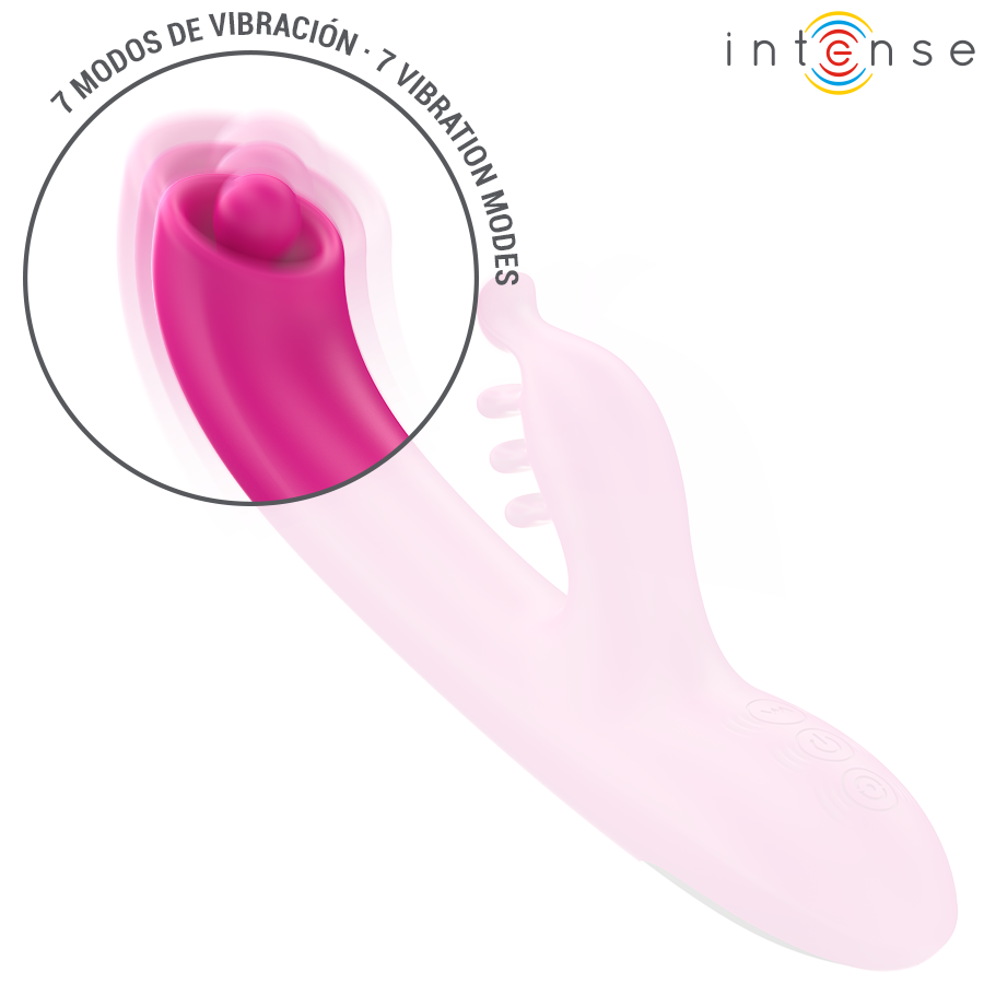 Vibromasseur lapin Christina multifonction rose – Intense