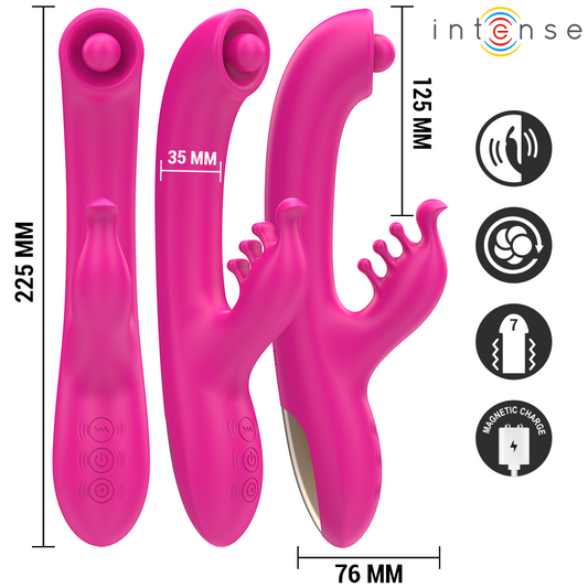 Vibromasseur lapin Christina multifonction rose – Intense