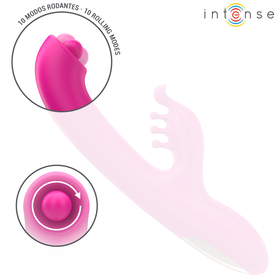 Vibromasseur lapin Christina multifonction rose – Intense