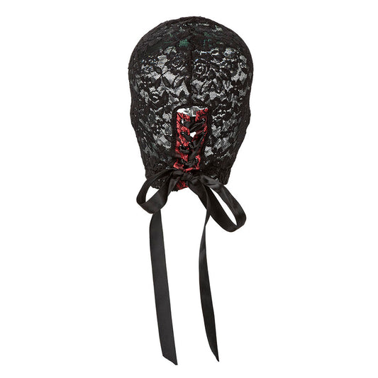 Cagoule dentelle noire corset lacets Scandal – CalExotics