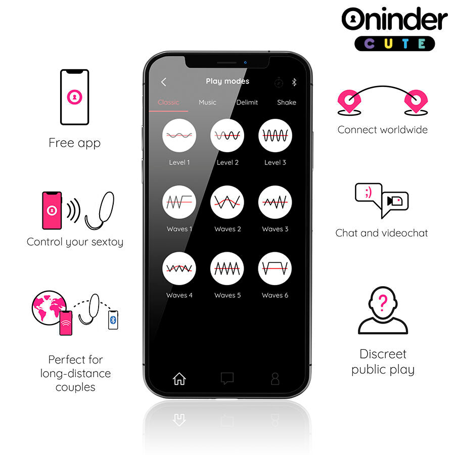Œuf vibrant onde amoureuse Oninder Cute app – Oninder Cute