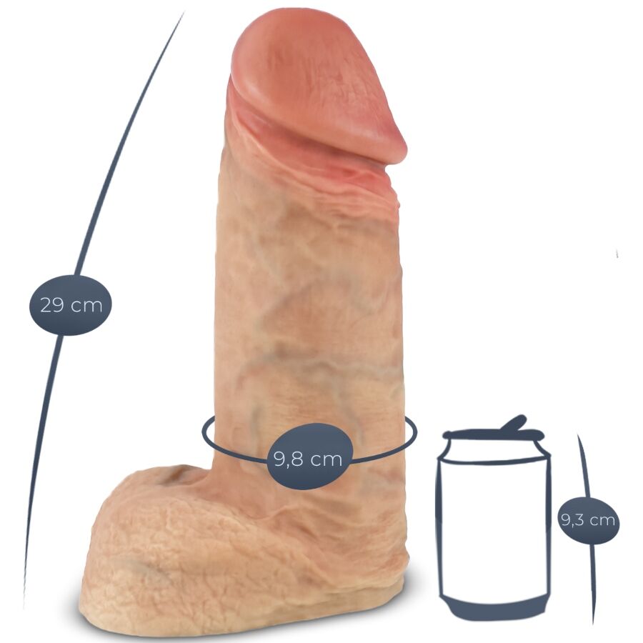 Pénis réaliste silicone extrême 28cm Modèle 1 – Silexd