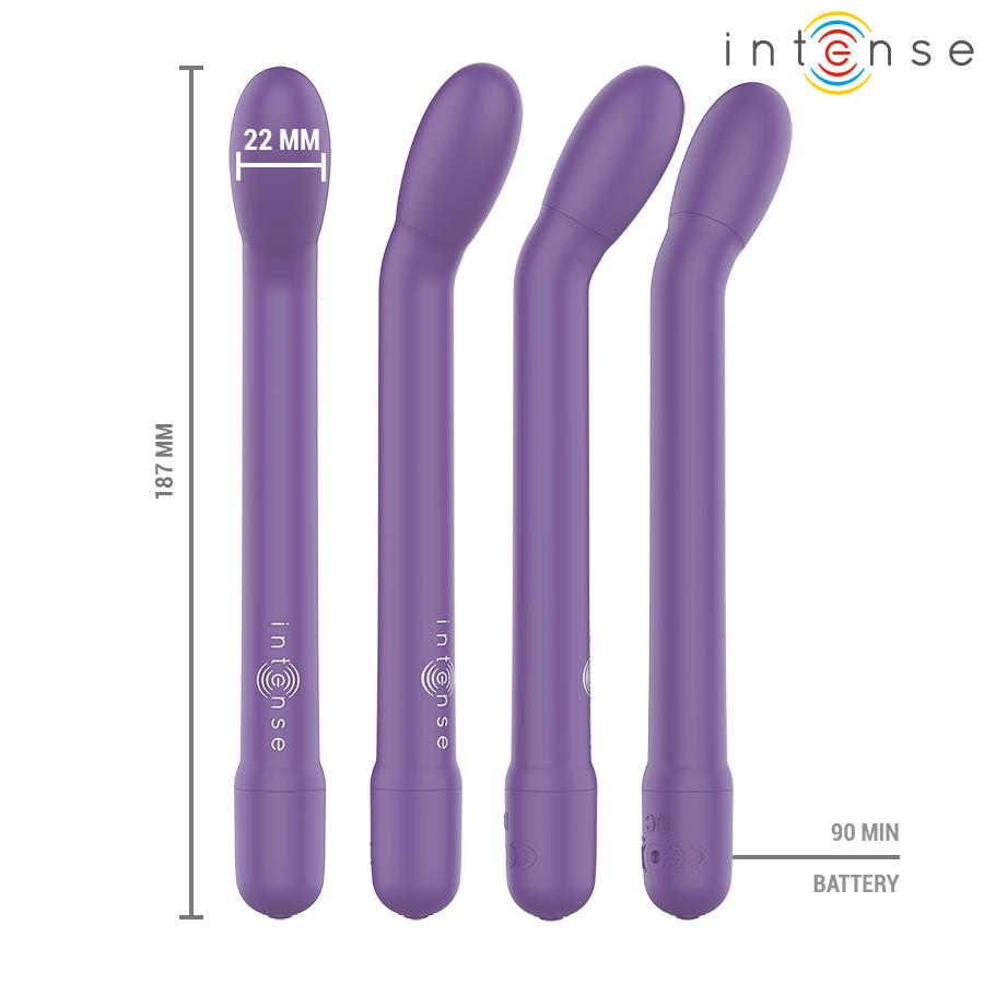 Vibromasseur point G rechargeable Karlie violet – Intense Fun