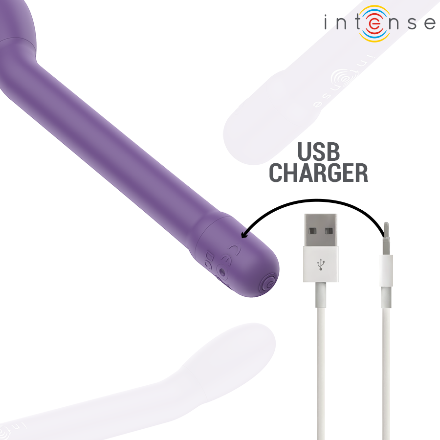 Vibromasseur point G rechargeable Karlie violet – Intense Fun