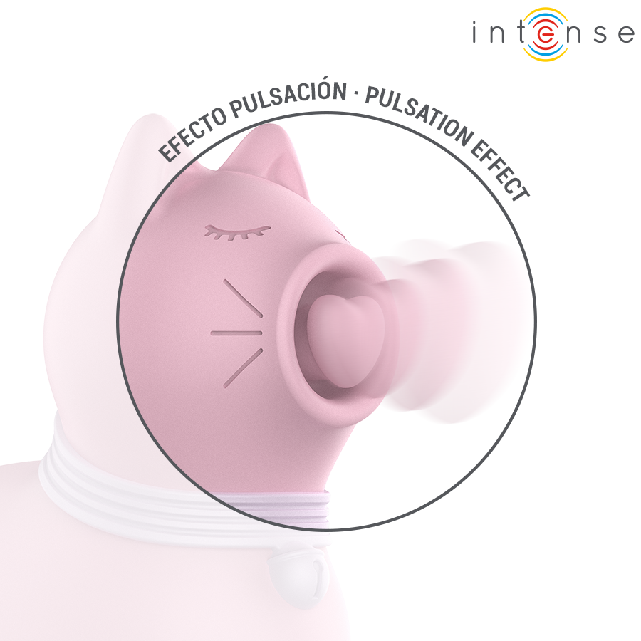 Stimulateur clitoridien Marie pulsations tapping rose pastel – Intense