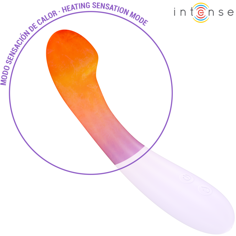 Vibromasseur chauffant Becky violet – Intense