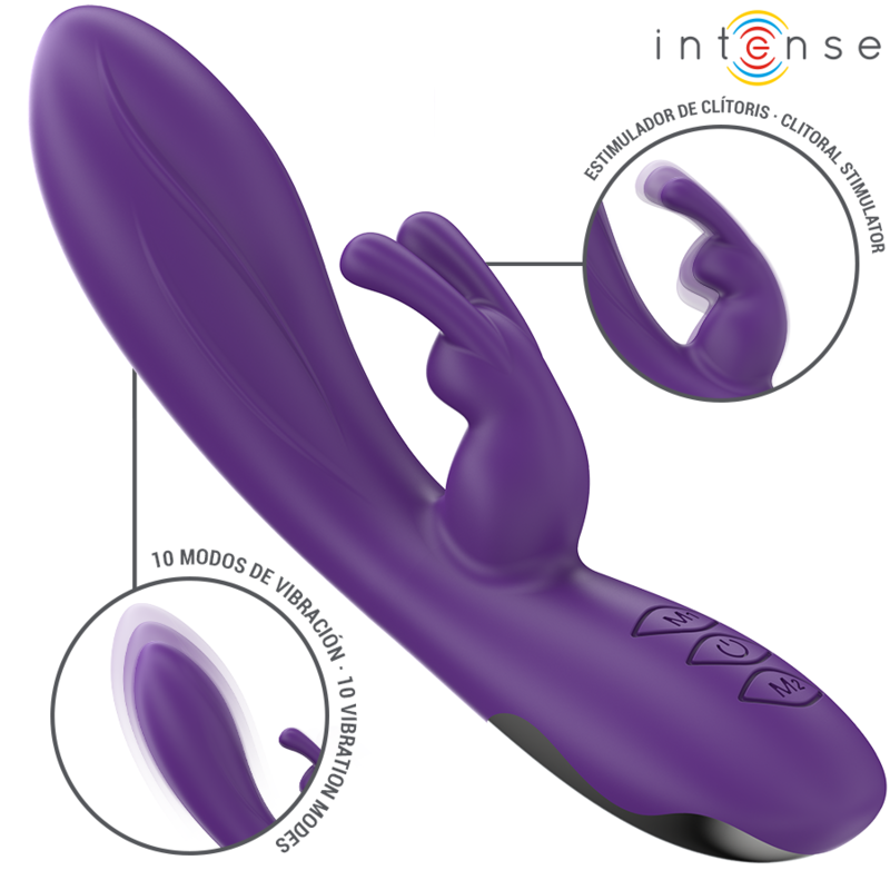 Vibromasseur rabbit Randall violet – Intense