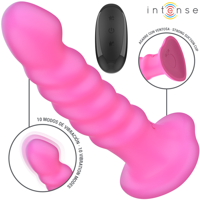 Vibromasseur spirale Cindy rose télécommandé – Intense